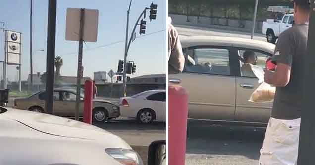 this dude really hates LA traffic