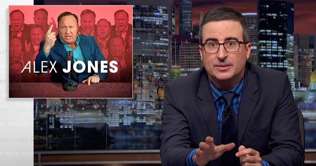 John Oliver Destroys Alex Jones And His Product Placements