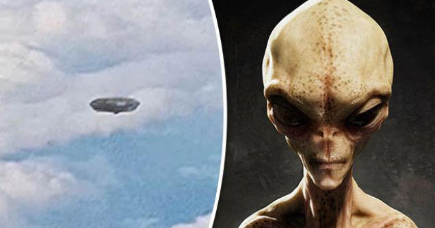 passengers discover UFO under the plane