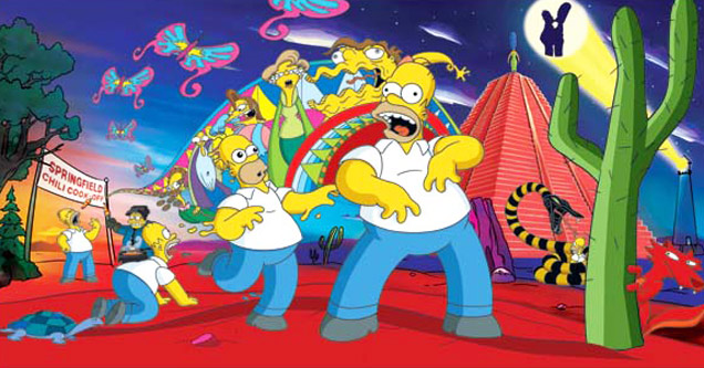 Simpsons LSD scene