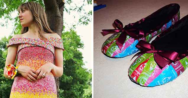  Candy Obsessed Woman Makes An Entire Starbursts Outfit 