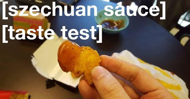 Watch The Rick and Morty Team Finally Try McDonald's Szechuan Sauce