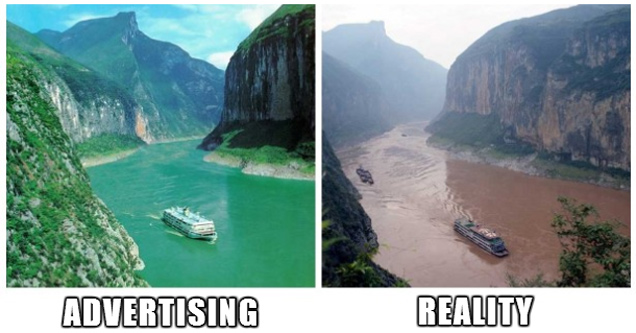 nature view advertising vs grim reality