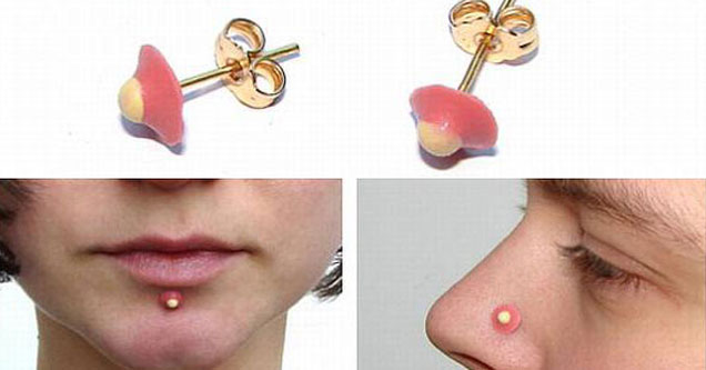 gross zit earrings