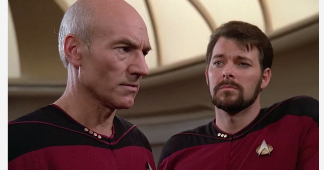 Captain Picard and Riker Decided They Better Investigate... - Video ...