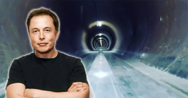 Elon Musk and the Hyperloop Test Tunnel