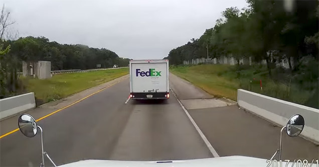 FEDEX ALMOST MESSES UP THE FREEWAY