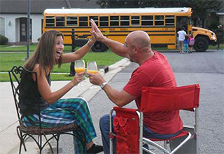 School is back and these parents couldn’t be happier!