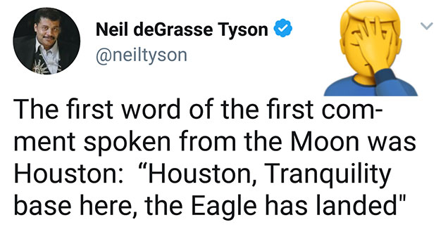 Neil DeGrasse Tyson is a too smart for twitter and it will make you facepalm