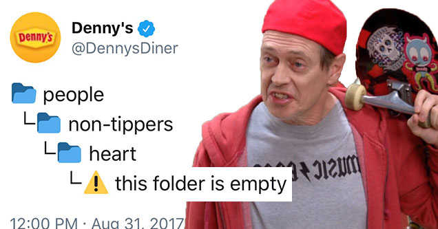 Denny's got ripped apart on Twitter for trying to be just like the kids