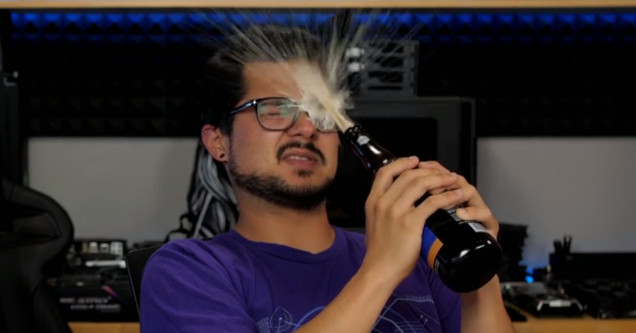 This Is Why You Shouldn't Open A Beer Bottle Pointed At Your Eye