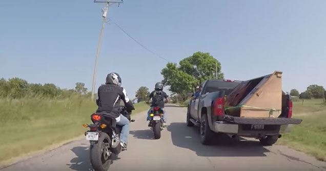 Road Raging Bikers Get A Taste Of Southern Hospitality 