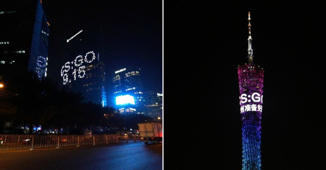 Impressive Counter-Strike Ads Light Beijing On Night Of Chinese Release