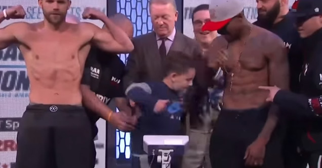 Boxers Son Punches Father's Opponent In The Nuts