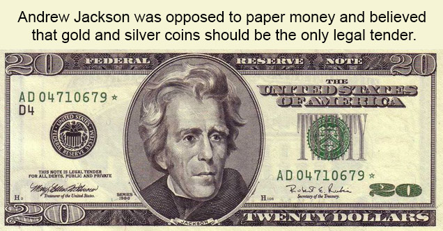 andrew jackson 20 dollar bill