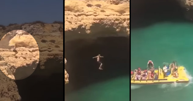 Guy's Cliff Jump Ends Unexpectedly