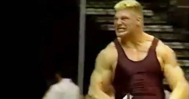 Brock Lesnar In College