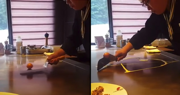 Chef Pulls Off An Insane Egg Trick