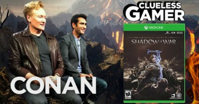 Conan O'Brien Plays Middle-Earth: Shadow Of War With Kumail Nanjiani