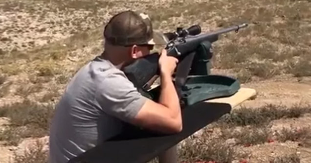 Guy's Sniper Rifle Suddenly Explodes In His Face