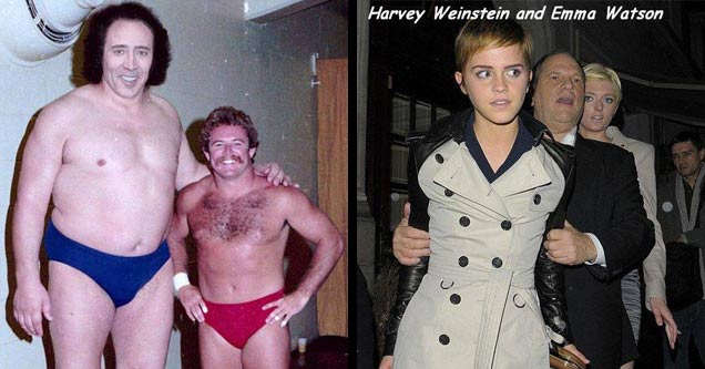 nicolas cage andre the giant | harvey weinstein emma watson - Harvey Weinstein and Emma Watson