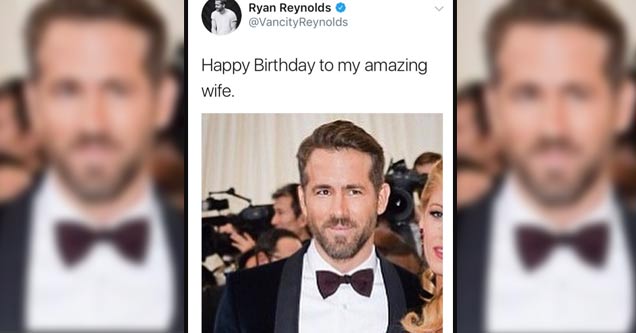 Ryan Reynolds Gets Trolled Even Harder By His Wife