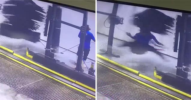 Carwash employee gets caught up in the machinery