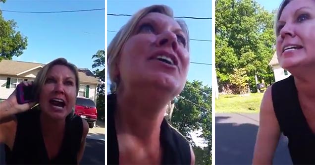 Angry Woman Has Had It With Redneck Neighbors.
