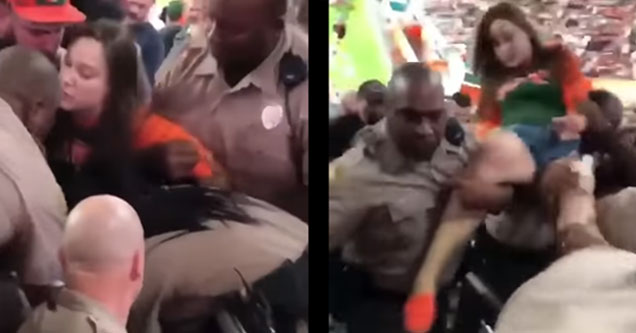 Drunk Chick Gets Rekt After She Slaps Cop