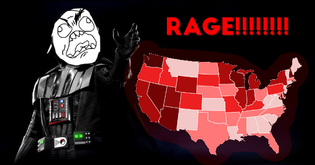 Map Shows Where Star Wars Battlefront 2 Has Pissed Off The Most Gamers