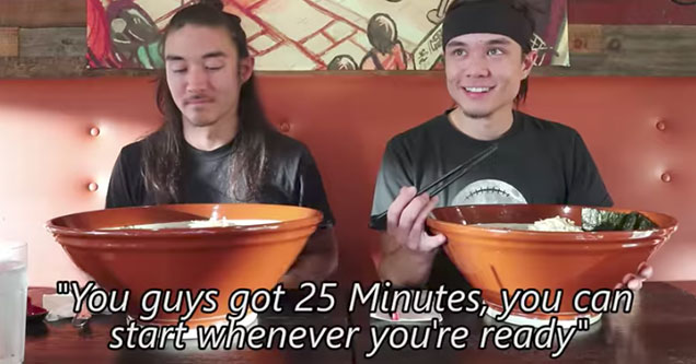 25 minute ramen challenge