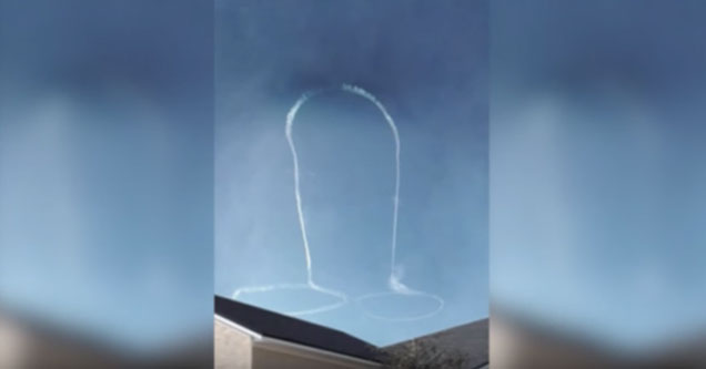 navy pilots drew a penis in the sky