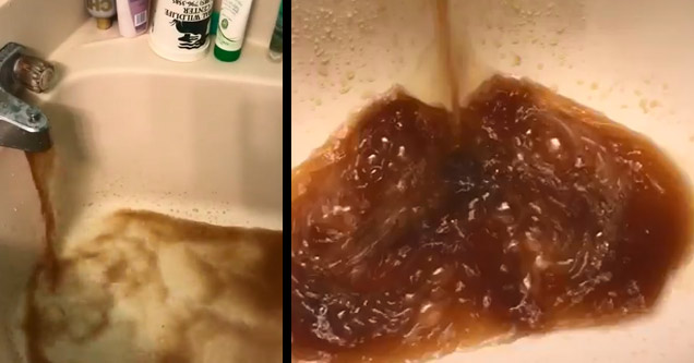 Woman In Louisiana Is Forced To Deal With This Disgusting Water On A Daily Basis