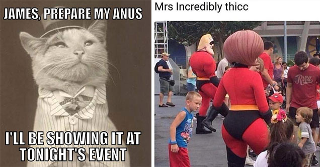 good memes - Mrs Incredibly thicc | beat a dead horse meme - James, Prepare My Anus I'Ll Be Showing It At Tonight'S Event