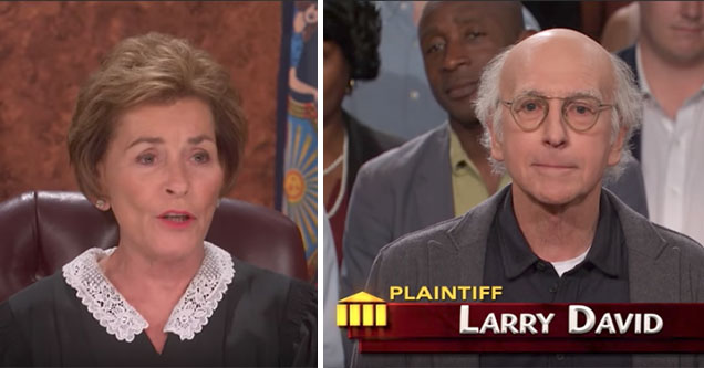 larry david takes his neighbor on judge judy