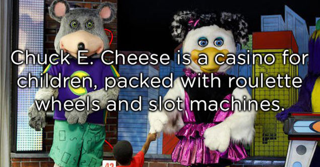 chuck e cheese mechanical band - Chuck E. Cheese is a casino for children, packed with roulette wheels and slot machines.