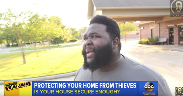 funny guy talks about his home being broken into