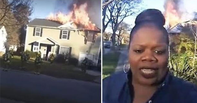 woman solves an arson case of facebook live