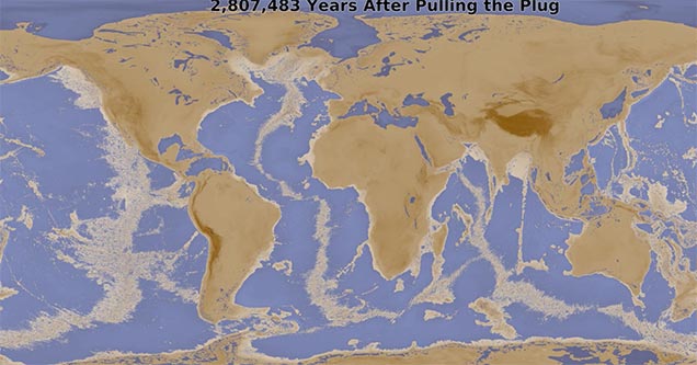 If you put a hole in the middle of the Mariana Trench, how long would it take to drain?