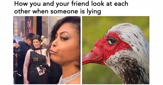 you and your friend look at each other when someone's lying - How you and your friend look at each other when someone is lying