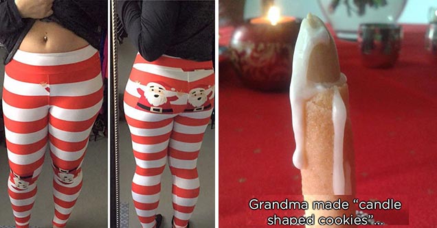 hilarious naughty christmas fails