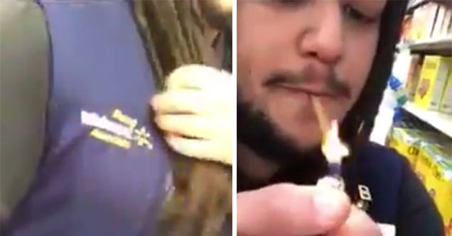 walmart employee smoke weed on the job