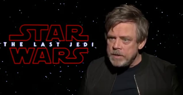 mark hamil hates luke in the new star wars