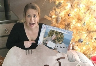 A user participating in the site's annual secret santa got the surprise of a lifetime when she received her gifts.