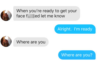 He tried to get straight to the point but ended up talking himself out of a hookup.