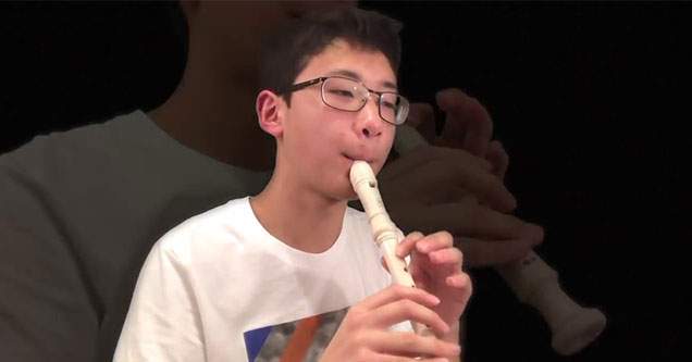 Epic Rendition Of 'Careless Whisper' Played On The Recorder - Funny