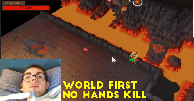Disabled RuneScape Gamer Amazingly Defeats Hardest Boss Using Head Movements