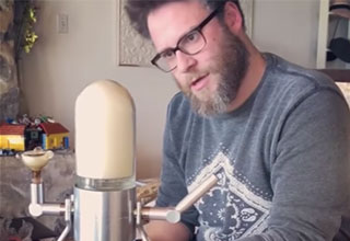 Seth Rogen Is In Complete Awe Of This New Gravity Bong Wow Video