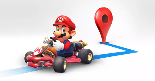Mario Wants To Hop Into Your Car Using Google Maps This Weekend