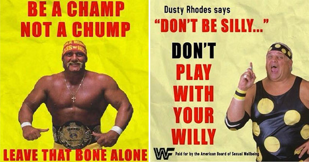 Hilarious WWF Anti-Masturbation Campaign Will Crack You Up